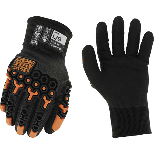 Gants thermiques Speedknit M-Pact, 7, Paume en Nitrile, Poignet Poignet en tricot Par Equipment