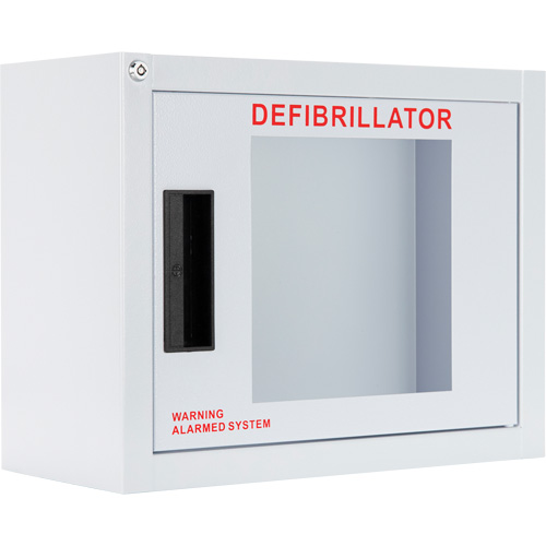 Standard Compact AED Cabinet with Alarm, Philips/Defibtech/Heartsine For, Non-Medical Par Equipment