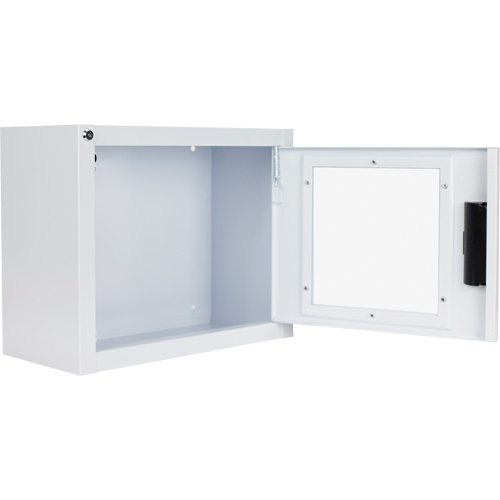 Standard Compact AED Cabinet with Alarm, Philips/Defibtech/Heartsine For, Non-Medical Par Equipment