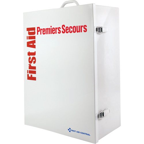 Armoire pour premiers soins SmartCompliance, R&eacute;pond &agrave; la norme CSA Z1220-17 type 3 environnements &agrave; haut risque, Moyen (26-50 travailleurs) Par Equipment