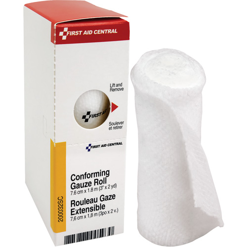 SmartCompliance&reg; Refill Conforming Stretch Gauze Bandage, Roll, 6' L x 3" W, Sterile, Medical Device Class 1 Par Equipment