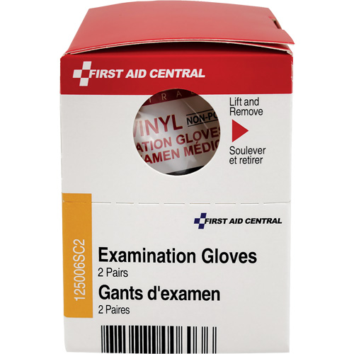 SmartCompliance&reg; Refill Examination Gloves, Vinyl, Powder-Free, Clear, Class 2 Par Equipment