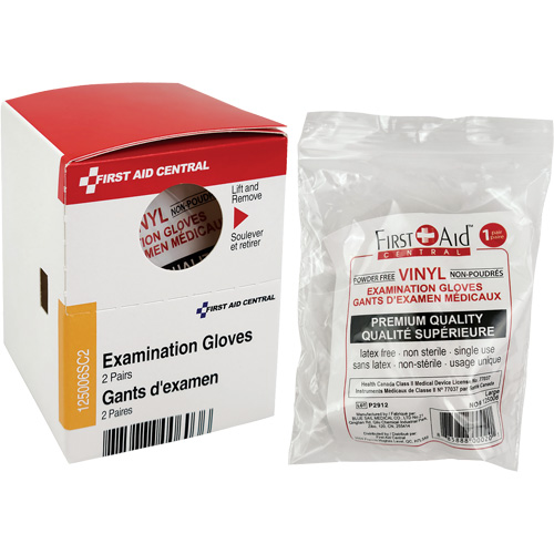 SmartCompliance&reg; Refill Examination Gloves, Vinyl, Powder-Free, Clear, Class 2 Par Equipment