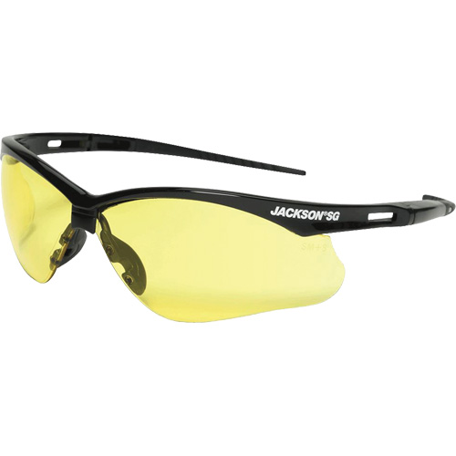 Lunettes de s&eacute;curit&eacute;, Lentille Ambr&eacute;e, Anti-&eacute;gratignures, ANSI Z87+/R&eacute;pond ou surpasse la norme CSA Z94.3 Par Equipment
