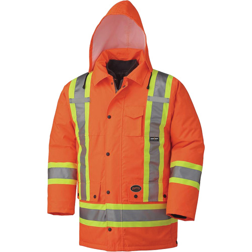 5020 Manteau imperm&eacute;able 7 en 1, Orange haute visibilit&eacute;, Petit Par Equipment
