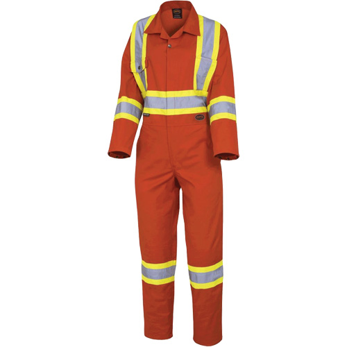 5514W Combinaisons de s&eacute;curit&eacute; pour femmes, T-petit, Orange haute visibilit&eacute; Par Equipment