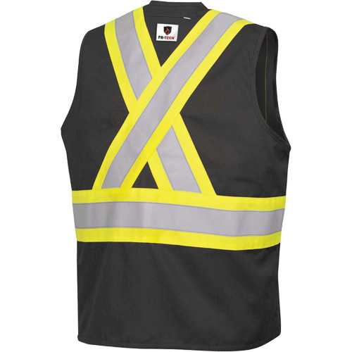 7729 Veste r&eacute;sistante aux arcs &eacute;lectriques FR-Tech, Petit, Noir, 10 cal/cm² Par Equipment