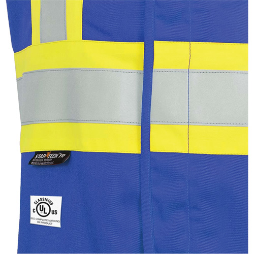 7730 FR-Tech&reg; Flame-Resistant Arc Safety Vest, Small, Royal Blue, 10 cal/cm² Par Equipment