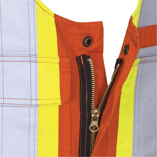 7712 FR-Tech&reg; Flame-Resistant Overalls, Small, High Visibility Orange Par Equipment