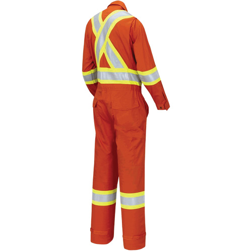 7702W FR-Tech&reg; Women's FR/Arc-Rated Coveralls, Size X-Small, High Visibility Orange, 10 cal/cm² Par Equipment
