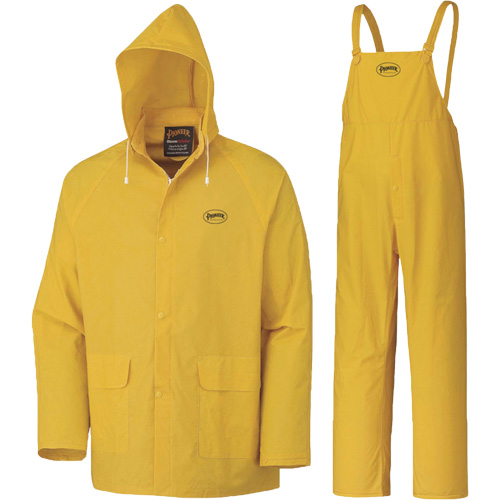 577 3-Piece Rain Suit, Polyester/PVC, 6X-Large, Yellow Par Equipment