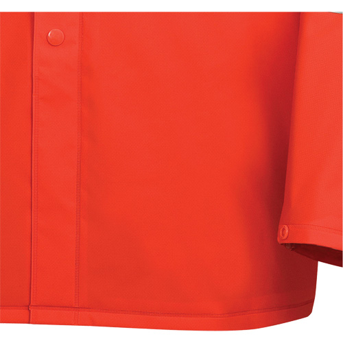 576J High-Visibility FR Rain Jacket, Small, High Visibility Orange Par Equipment