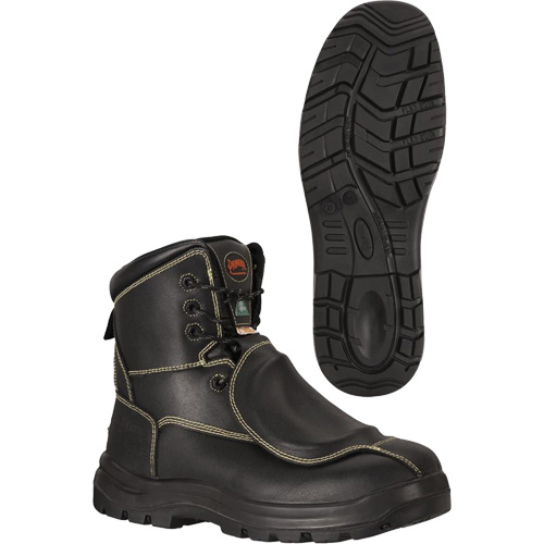 1060 Bottes de s&eacute;curit&eacute; avec protection m&eacute;tatarsienne, Cuir, Taille 10 Par Equipment