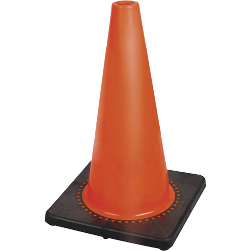 181P Premium Flexible Safety Cone, 18", Orange Par Equipment