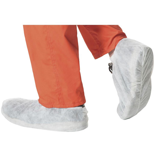 2022 Disposable Shoe Covers, One Size, Polypropylene, White Par Equipment