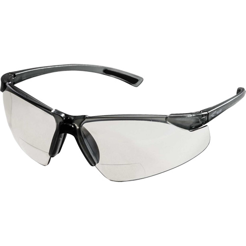 XM340RX Safety Glasses with 2X Magnification, Clear Lens, Anti-Scratch, ANSI Z87+/Meets/Exceeds CSA Z94.3 Par Equipment
