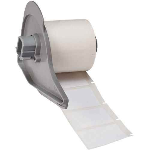 &eacute;tiquettes polyvalentes pour environnements difficiles, Polyester, 1,5" lo x 1" h, Blanc Par Equipment