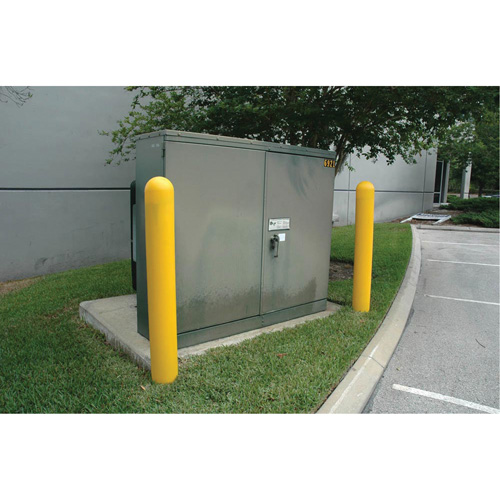Ultra-Post Protector&reg;, 8" Dia. x 52" L, Yellow Par Equipment