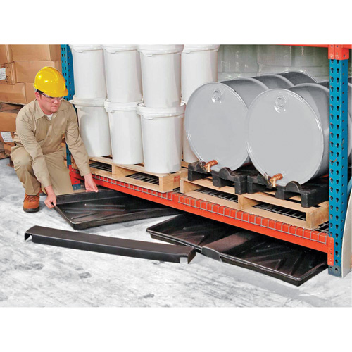 Triple-Tray Ultra-Rack Containment Tray&reg;, 72" L x 44" W x 2.8" H, 24 US gal. Spill Capacity Par Equipment