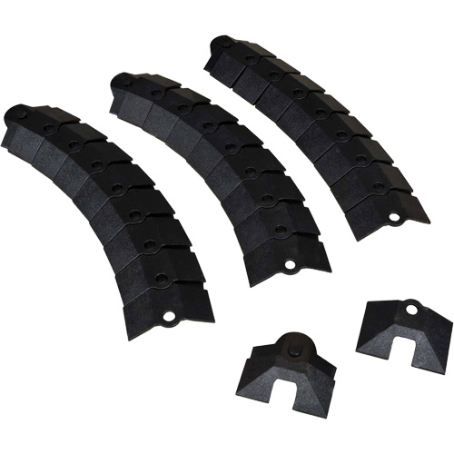 Large Ultra-Sidewinder Cable Protection System&reg; with Endcaps, 34" x 13.6" x 2.1", 260 lbs. (0.13 tons) Par Equipment