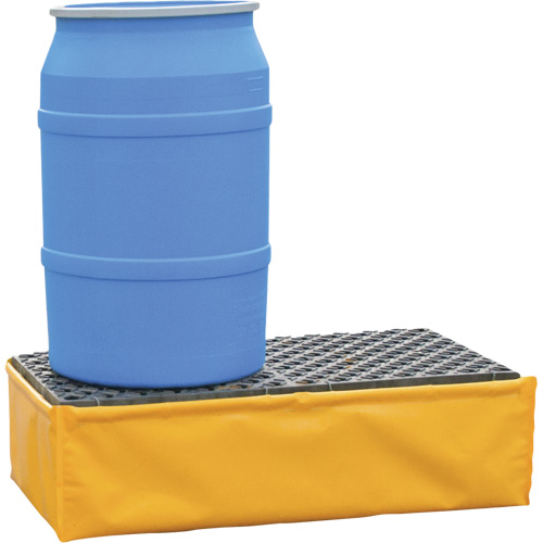 2-Drum Flexible Ultra-Spill Pallet&reg;, 66 US gal. Spill Capacity, 48" x 24" x 14" Par Equipment