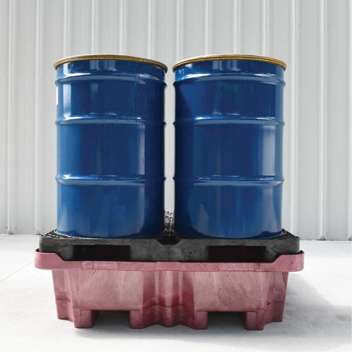 4-Drum Ultra-Spill King&reg; Drum Spill Pallet, 85 US gal. Spill Capacity, 51" x 51" x 17.5" Par Equipment