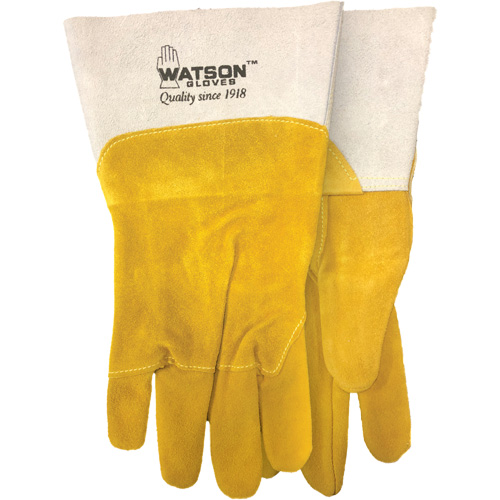 Gants de soudure robustes, Cuir fleur de ch&egrave;vre/Cuir de vache refendu, Taille Moyen Par Equipment