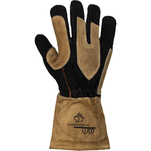 Endura&reg; 505GP MIG Welding Gloves, Grain Goatskin, Size Medium Par Equipment