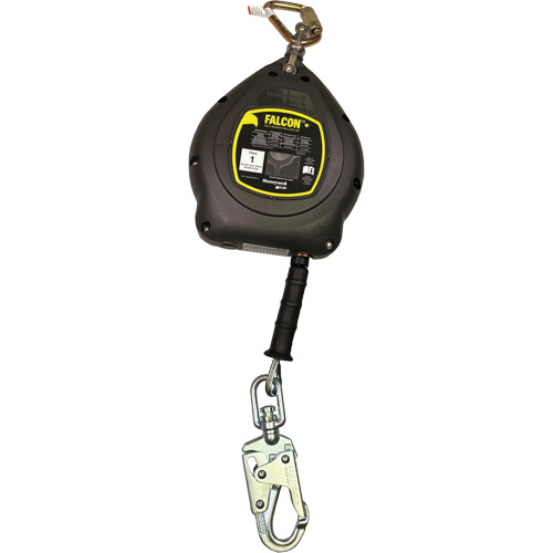 Falcon+ Self-Retracting Lifeline, 30', Galvanized Steel, Swivel Par Equipment