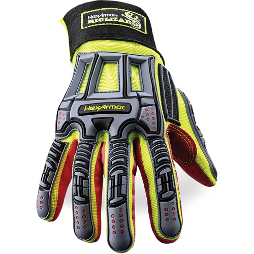 Gants r&eacute;sistants aux coupures Rig Lizard 2028X, 6/T-petit, Paume en Synth&eacute;tique/PEHP, Poignet &eacute;lastique/Boucle et crochet Par Equipment