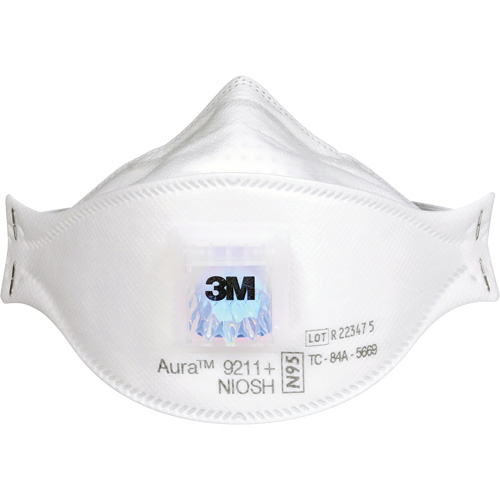 Respirateur &agrave; particules Aura 9211+, N95, Certifi&eacute; NIOSH Par Equipment