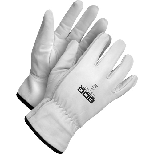 Puncture-Resistant Driver Gloves, Small, Grain Goatskin Palm Par Equipment