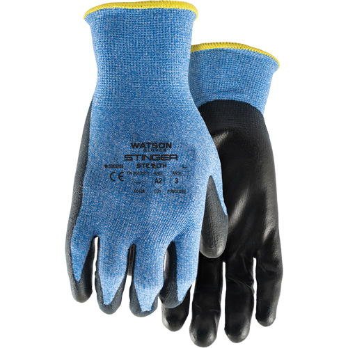359 Stealth Stinger Cut Resistant Gloves, Size X-Small, 15 Gauge, Polyurethane Coated, Glass Fibre/Nylon/Spandex Shell, ASTM ANSI Level A2/EN 388 Level B Par Equipment
