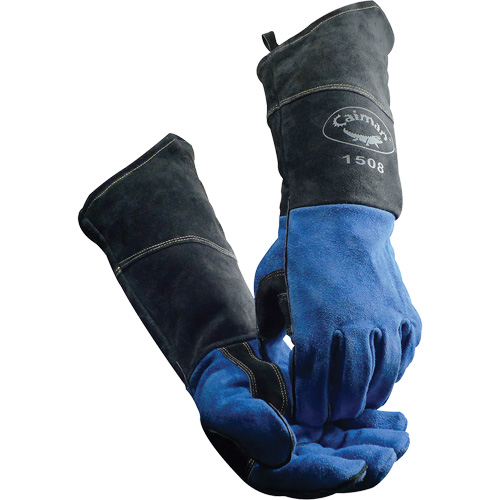Caiman&reg; Welder's Gloves, Split Cowhide, Size Large Par Equipment