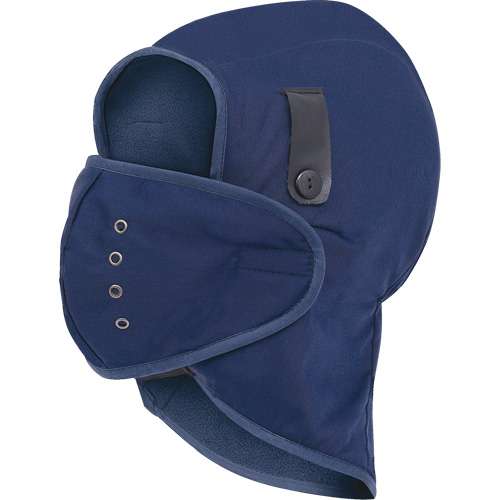 566N Hardhat Liner, Fleece Lining, One Size, Navy Blue Par Equipment