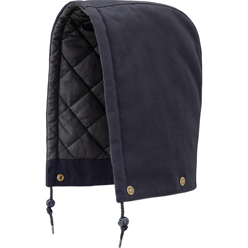 538 Hood for Quilted Safety Parka, Bomber or Coverall, Navy Blue, Cotton Par Equipment