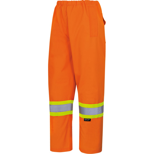 5576 Pantalon de s&eacute;curit&eacute; hydrofuge de 450D, Polyester/Polyur&eacute;thane, Petit, Orange haute visibilit&eacute; Par Equipment