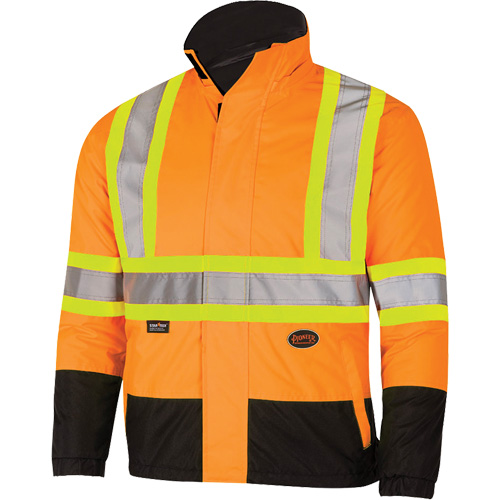 5770 Manteau de s&eacute;curit&eacute; imperm&eacute;able r&eacute;versible, Polyester/Polyur&eacute;thane, Orange haute visibilit&eacute;, Petit Par Equipment