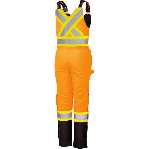5040BBW Combinaison de s&eacute;curit&eacute; imperm&eacute;able haute visibilit&eacute; pour femmes, Polyester, T-petit, Noir/Orange haute visibilit&eacute; Par Equipment