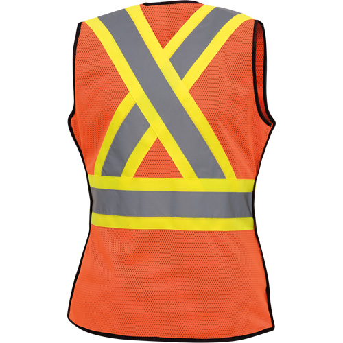 486 Veste de s&eacute;curit&eacute; d&eacute;tachable haute visibilit&eacute;, Orange haute visibilit&eacute;, T-petit, Polyester Par Equipment