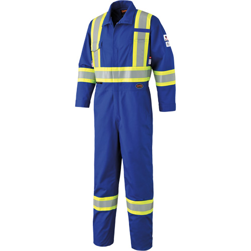 7704T FR-Tech&reg; Arc-Rated Coverall, Size 40 (Tall), Royal Blue, 10 cal/cm² Par Equipment