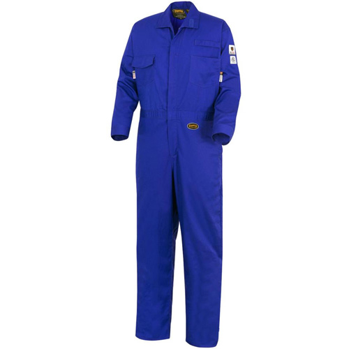 7779T FR-Tech&reg; 88/12 Arc Rated Flame Resistant Coveralls, Size 40 (Tall), Royal Blue, 10 cal/cm² Par Equipment