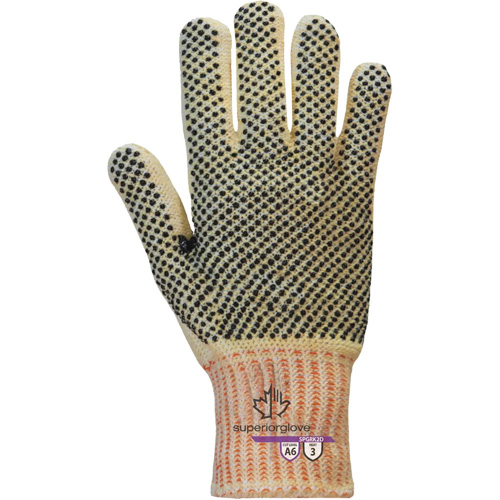 Contender SPGRK2D Cut Resistant Gloves, Size Small, 7 Gauge, PVC Coated, Kevlar&reg;/Engineered Yarn Shell, ASTM ANSI Level A6 Par Equipment
