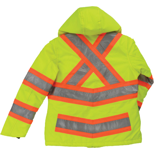 Manteau de s&eacute;curit&eacute; isolant et extensible pour femmes, Polyester, Jaune lime haute visibilit&eacute;, Moyen Par Equipment