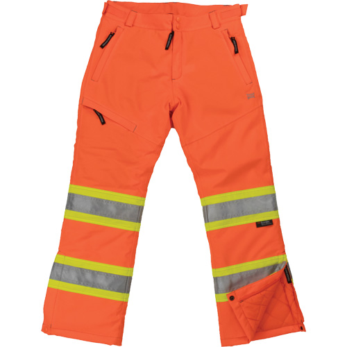 Pantalon de s&eacute;curit&eacute; isolant et extensible pour femmes, Polyester, T-Grand, Orange haute visibilit&eacute; Par Equipment