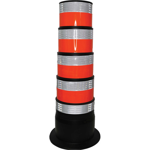 Channelizer, 47.25" High, Orange/White Par Equipment