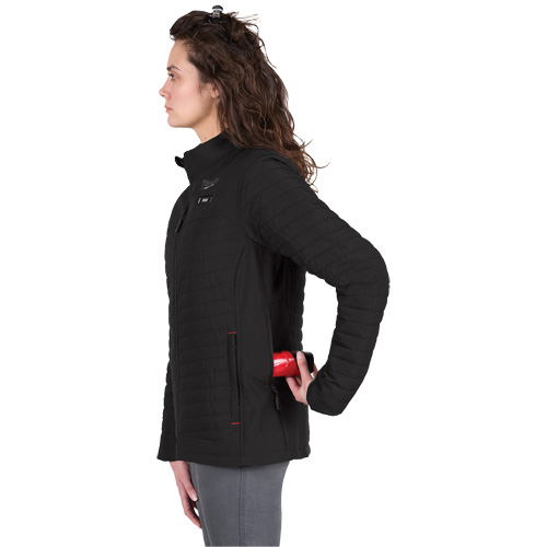 M12 Heated Axis Jacket with Battery, Women's, Medium, Black Par Equipment