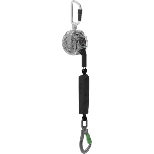 V-TEC ALTAKS Personal Fall Limiter-Cable, 10', Galvanized Steel, Swivel Par Equipment