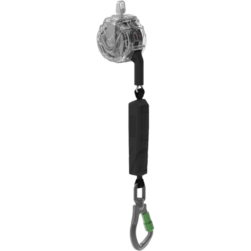 V-TEC ALTAKS Personal Fall Limiter-Cable, 10', Galvanized Steel, Swivel Par Equipment