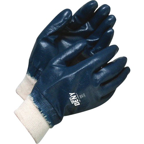 Gants avec poignet en tricot Deny, 11, R&ecirc;vetement Nitrile, Enveloppe en Coton Par Equipment